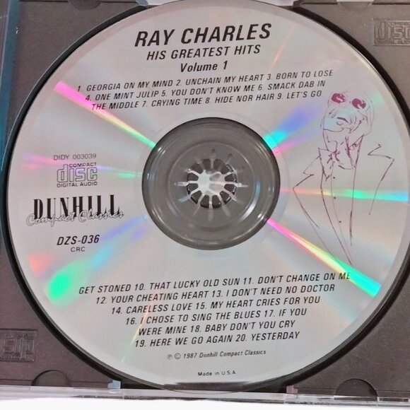 Ray Charles His Greatest Hits Volume 1 CD - Picture 3 of 5